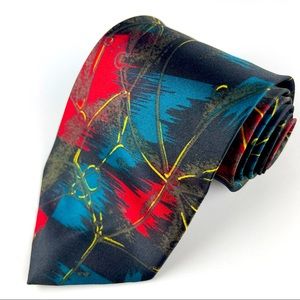 Adonis Mens Tie Abstract Design